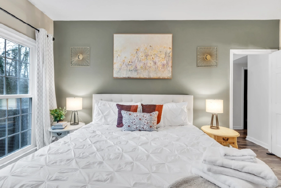 Iowa short-term rental renovation before and after, showcasing thoughtful design updates and functional improvements by GLOW Real Estate.