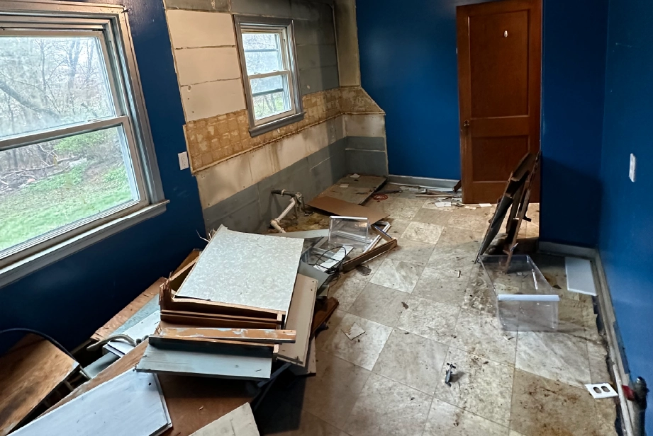 Iowa short-term rental renovation before and after, showcasing thoughtful design updates and functional improvements by GLOW Real Estate.